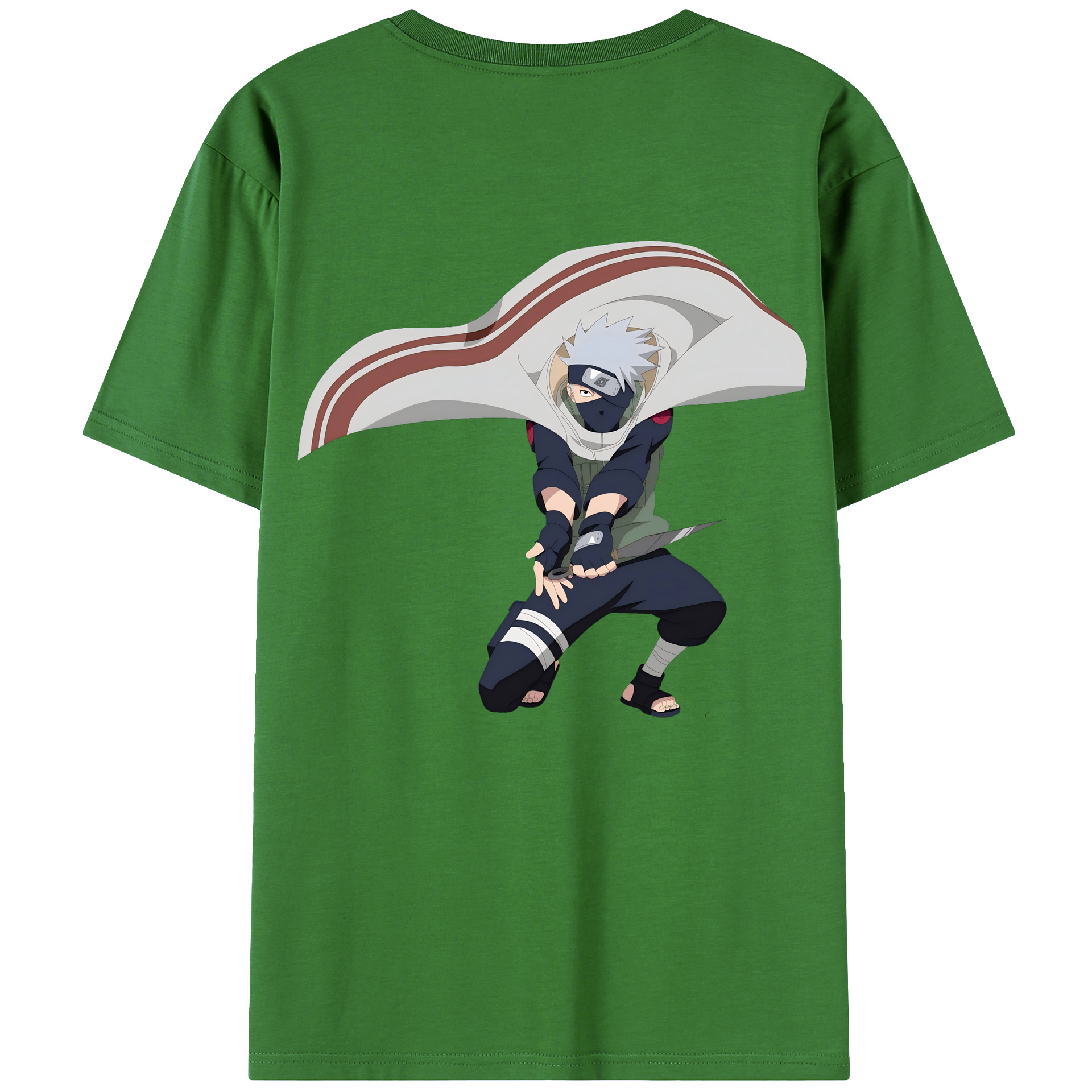 （画像用） NARUTO -ナルト- はたけ カカシ Hatake Kakashi レディース半袖Tシャツ(バックプリント)